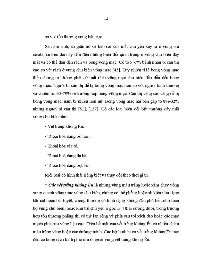 image for page Mô tả những biểu hiện của mắt cận thị cao trên lâm sàng cận lâm sàng siêu âm điện võng mạc và chụp cắt lớp võng mạc 1