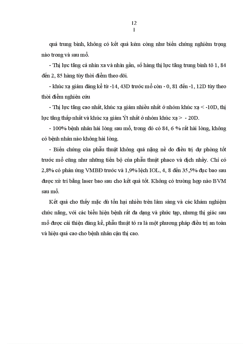 image for page Mô tả những biểu hiện của mắt cận thị cao trên lâm sàng cận lâm sàng siêu âm điện võng mạc và chụp cắt lớp võng mạc 1