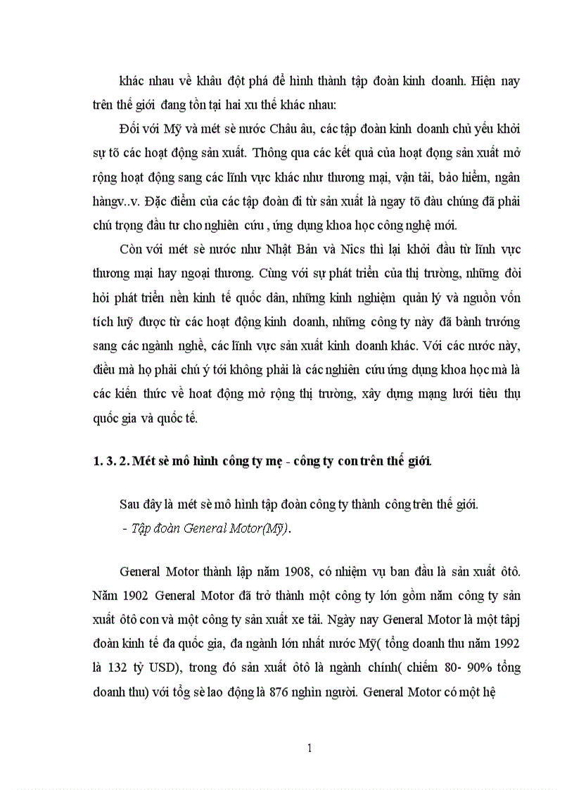 image for page Tính tất yếu khách quan và con đường hình thành công ty mẹ công ty con ở Việt Nam 1