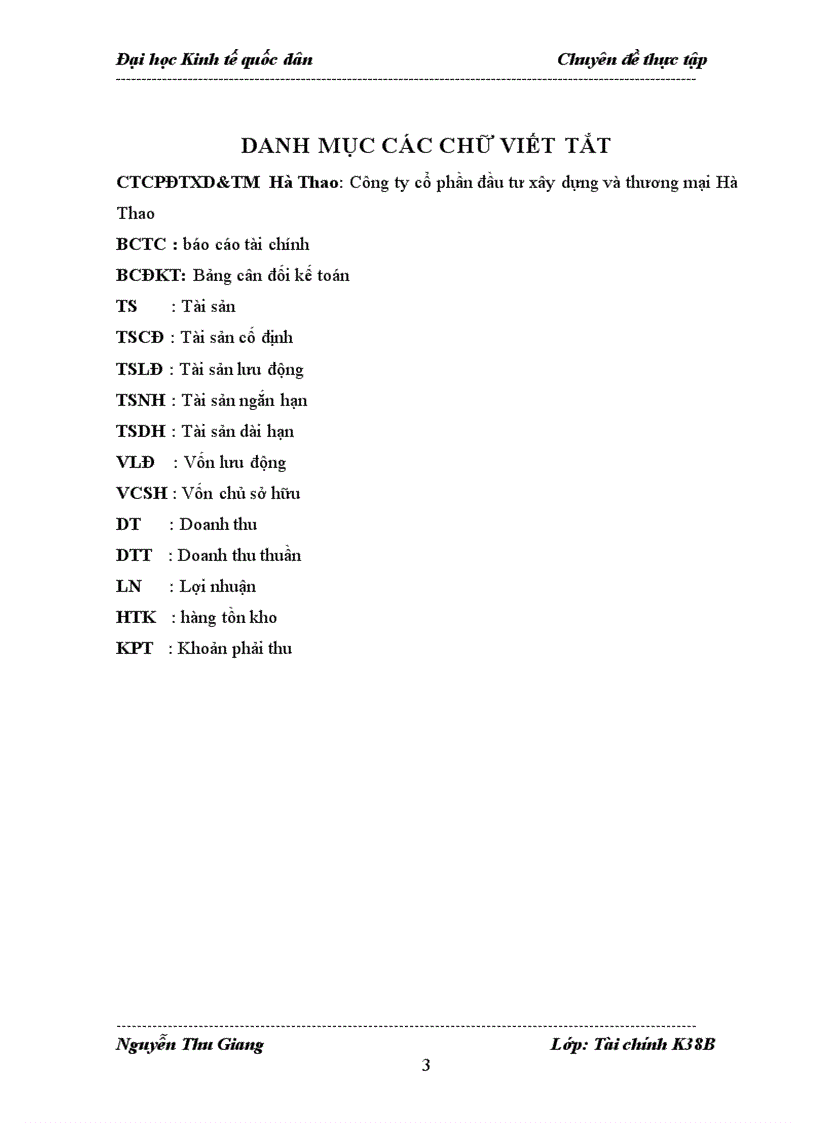 image for page Hoàn thiện phân tích tài chính tại Công Ty Cổ phần Đầu tư xây dựng và Thương mại Hà Thao 1