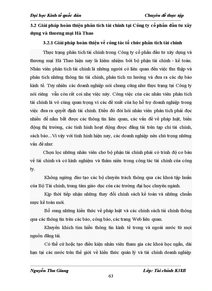 image for page Hoàn thiện phân tích tài chính tại Công Ty Cổ phần Đầu tư xây dựng và Thương mại Hà Thao 1