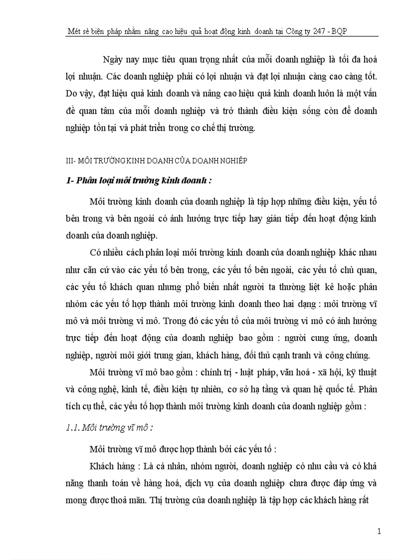 image for page Một số biện pháp nhằm nâng cao hiệu quả hoạt động kinh doanh tại Công ty 247 Bộ quốc phòng 1