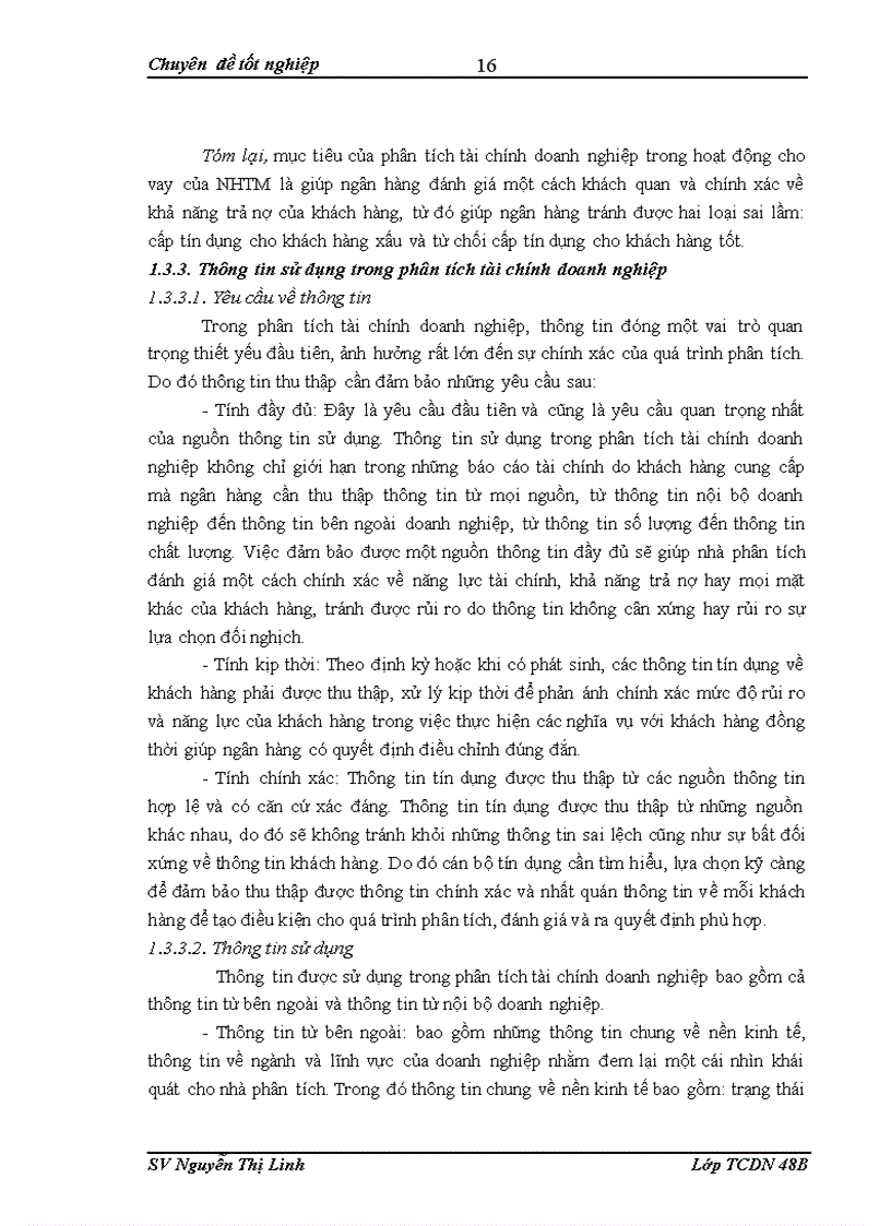 image for page Nâng cao chất lượng phân tích tài chính doanh nghiệp đối với khách hàng trong hoạt động cho vay tại chi nhánh Ngân hàng Đầu tư Phát triển Hà Nội 1