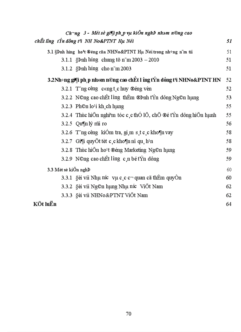 image for page Một số giải pháp nâng cao chất lượng tín dụng tại NHNo PTNT Hà Nội 1