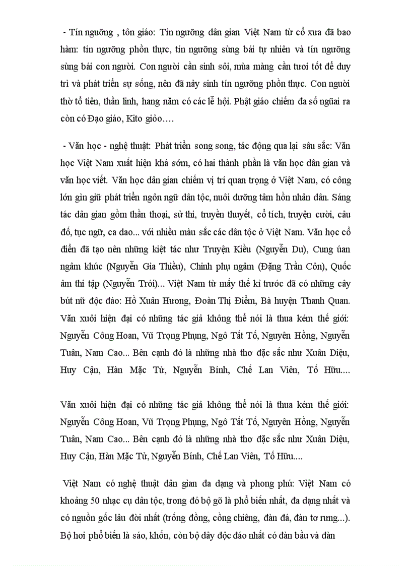 image for page Nhận thức của bạn về nền văn hóa tiên tiến đậm đà bản sắc dân tộc của Việt Nam