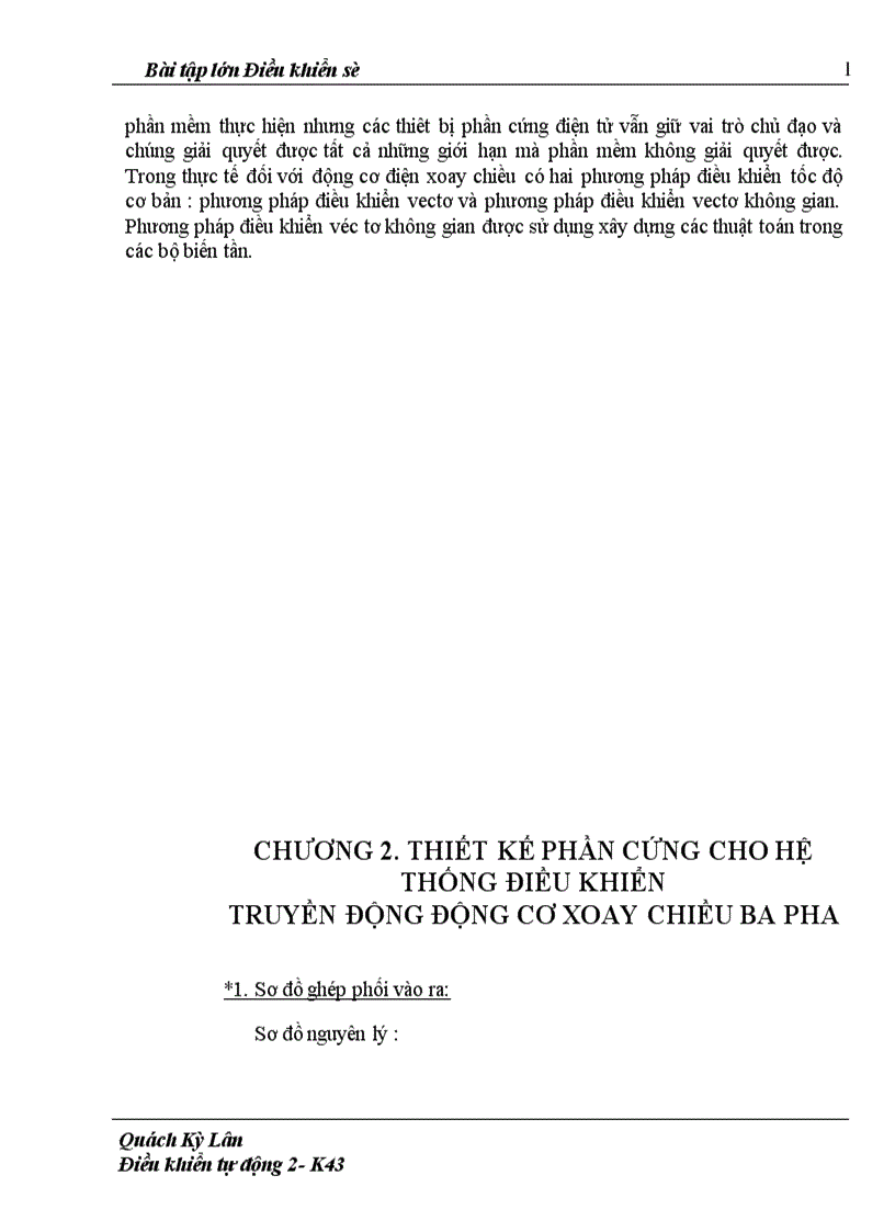 image for page Thiết kế phần cứng cho hệ thống điều khiển