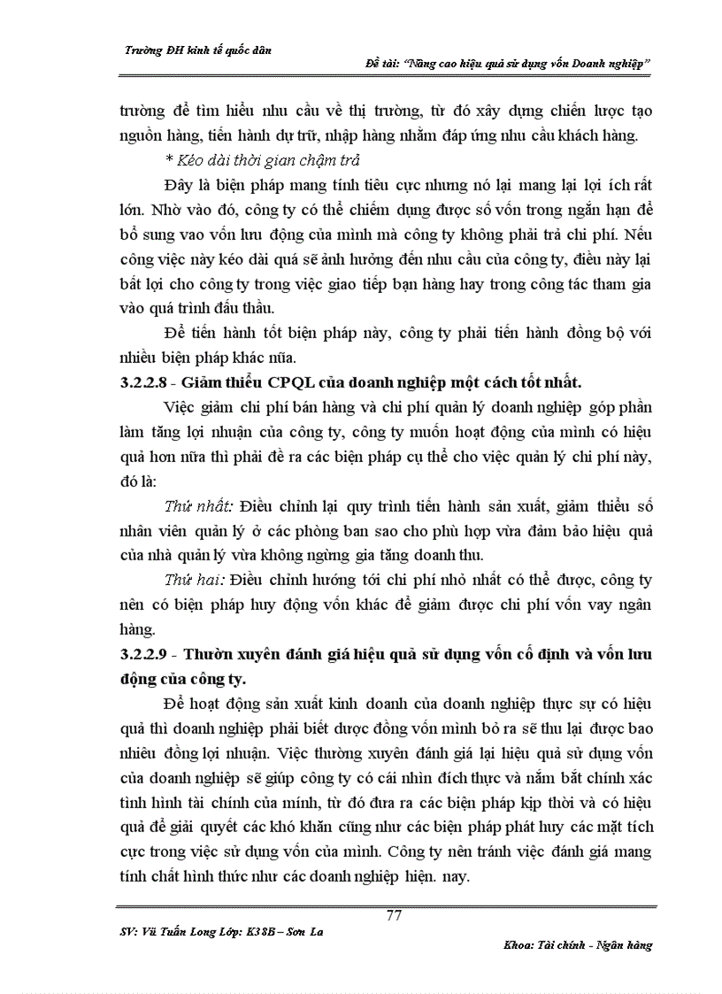 image for page Một số giải pháp nhằm nâng cao hiệu quả sử dụng vốn tại công ty cổ phần xi măng Chiềng Sinh Sơn La 1