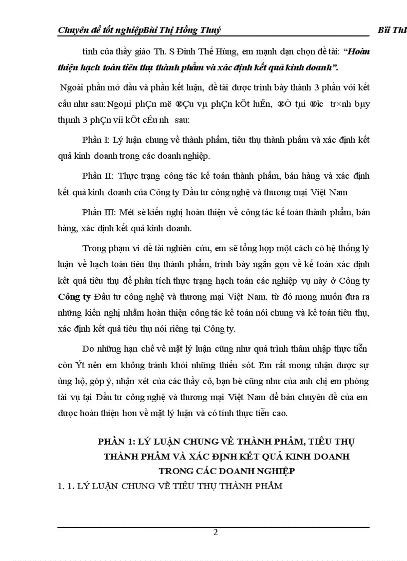 image for page Hoàn thiện hạch toán tiêu thụ thành phẩm và xác định kết quả kinh doanh 1