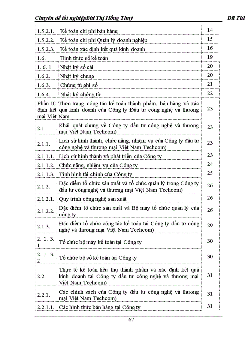image for page Hoàn thiện hạch toán tiêu thụ thành phẩm và xác định kết quả kinh doanh 1