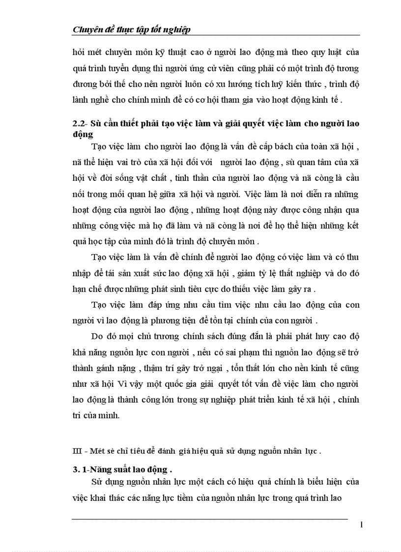 image for page Thực trạng về lao động việc làm và vấn đề giải quyết việc làm ở tỉnh Thái Bình 1