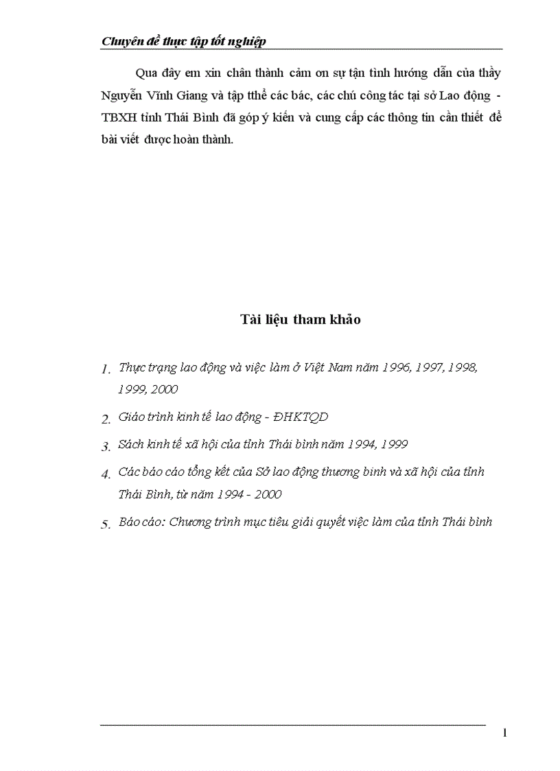 image for page Thực trạng về lao động việc làm và vấn đề giải quyết việc làm ở tỉnh Thái Bình 1