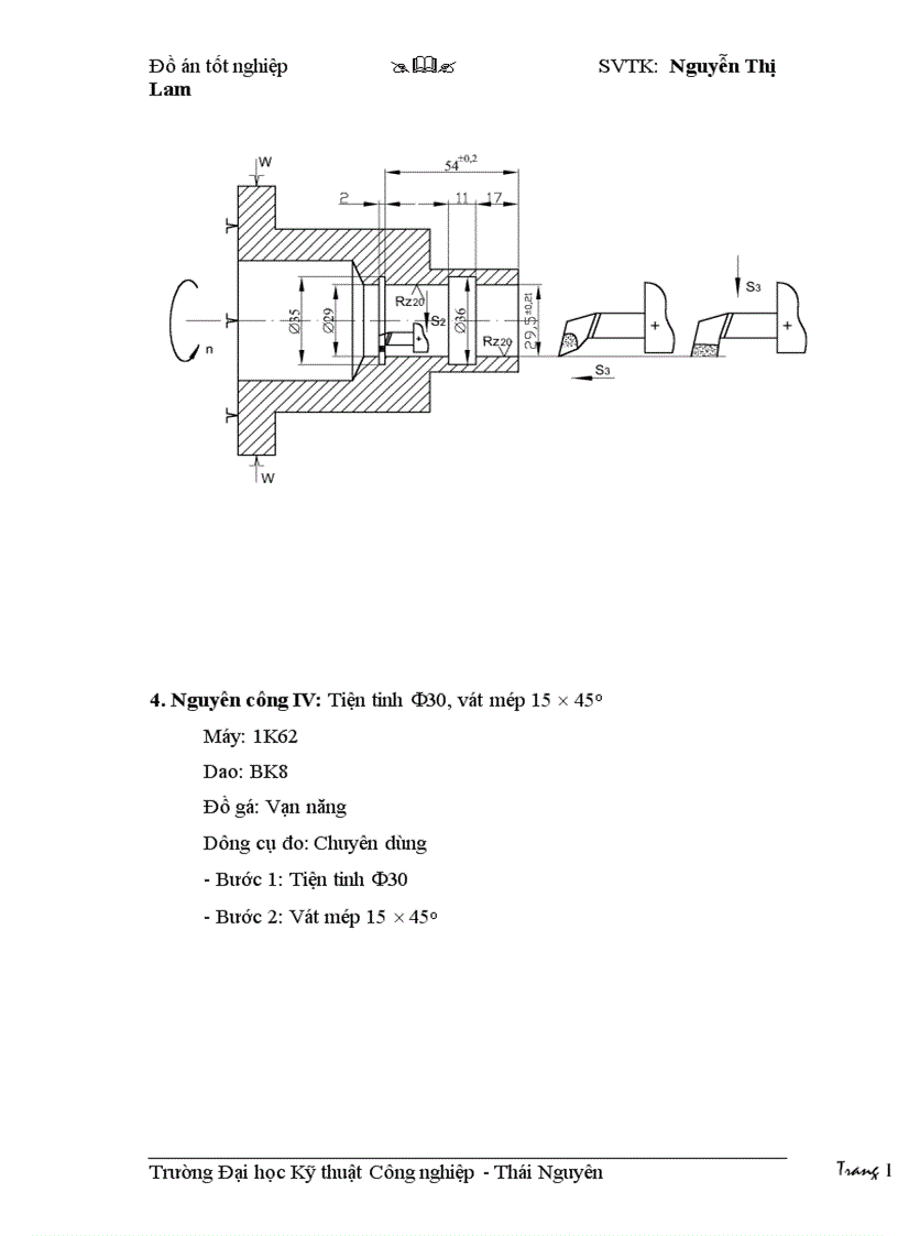image for page Thiết kế quy trình công nghệ gia công bánh răng