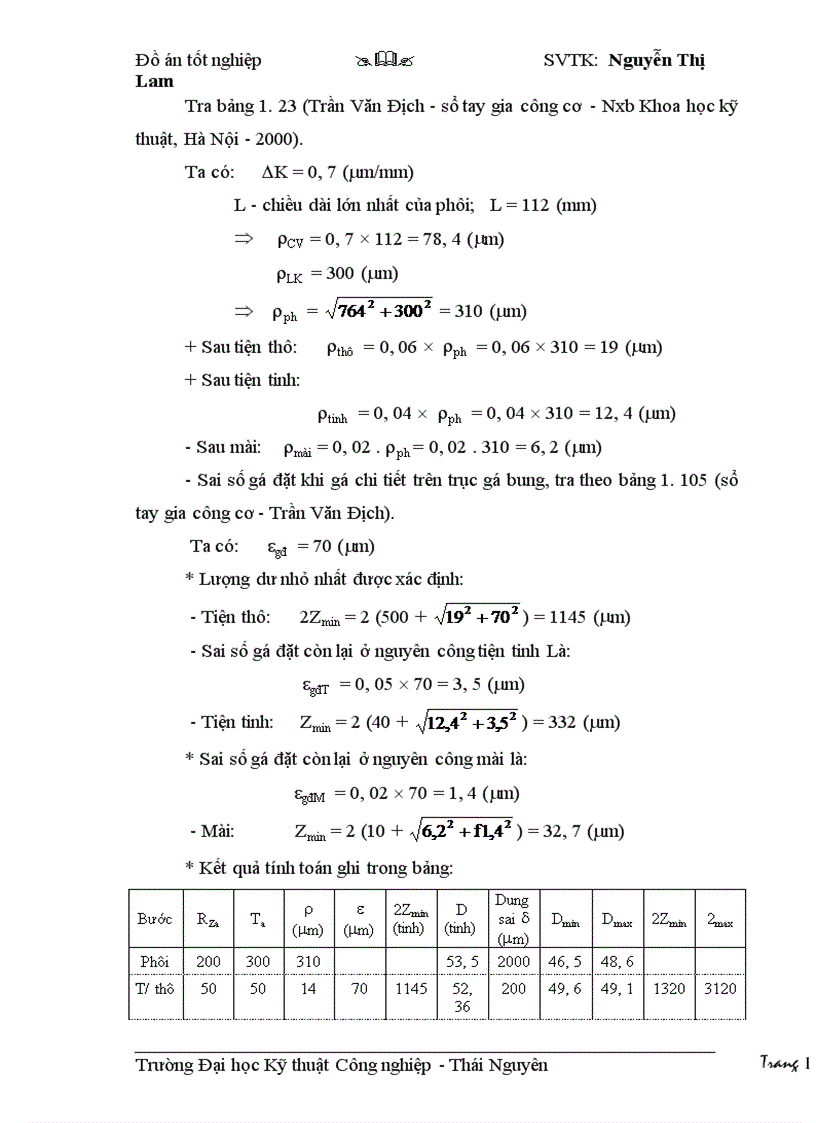 image for page Thiết kế quy trình công nghệ gia công bánh răng