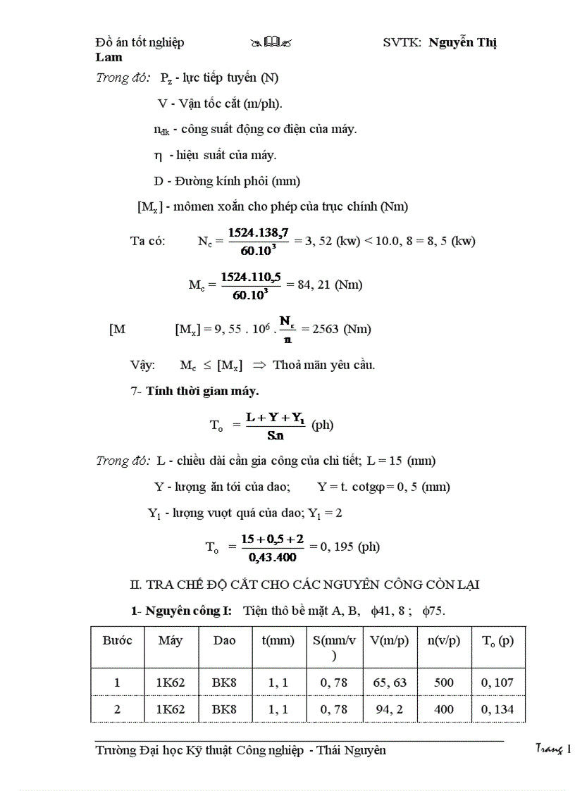 image for page Thiết kế quy trình công nghệ gia công bánh răng
