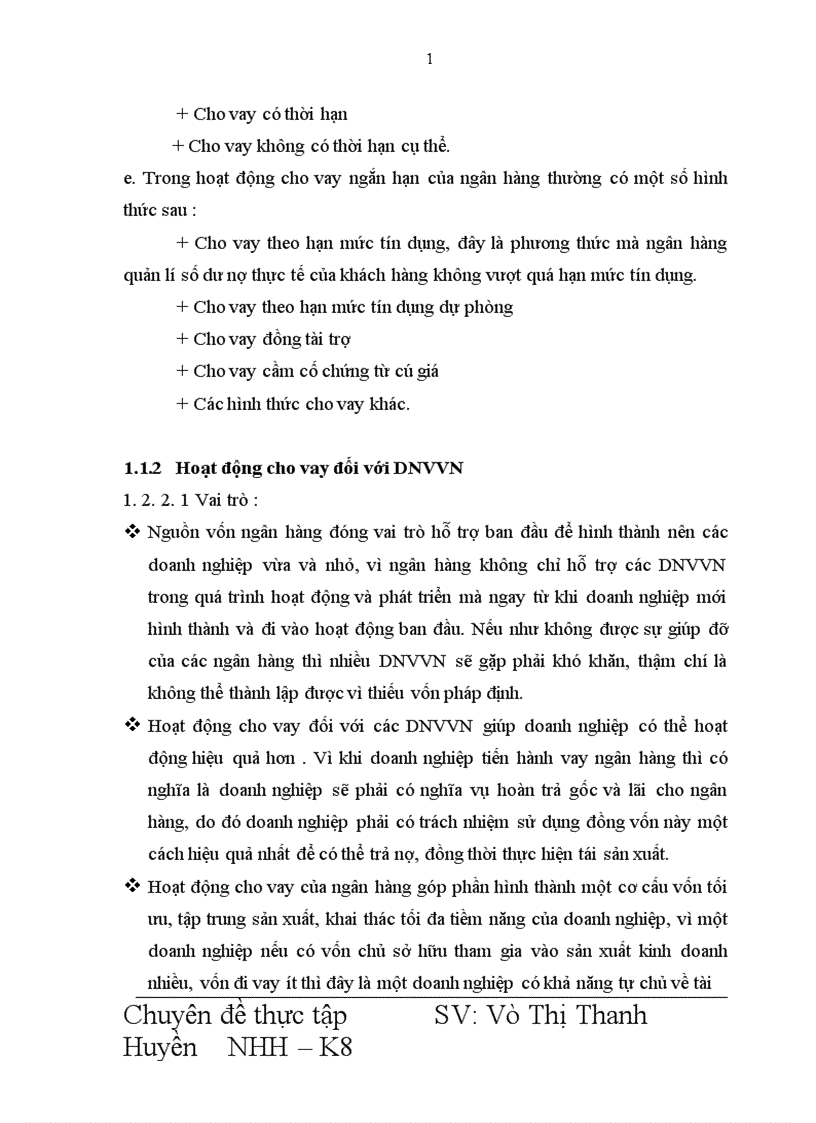 image for page Giải pháp mở rộng hoạt động cho vay đối với DNVVN tại Ngân hàng Indovina Chi nhánh Hà Nội 1