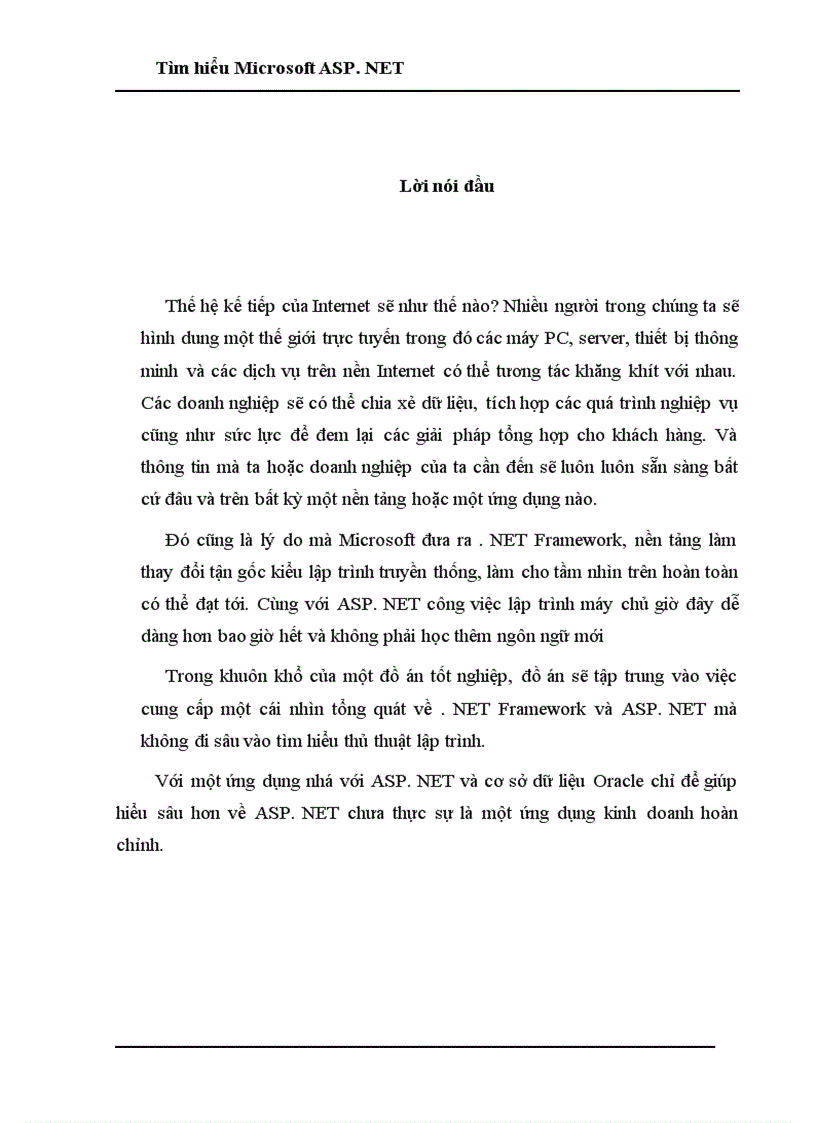 image for page Tìm hiểu Microsoft ASP NET 1