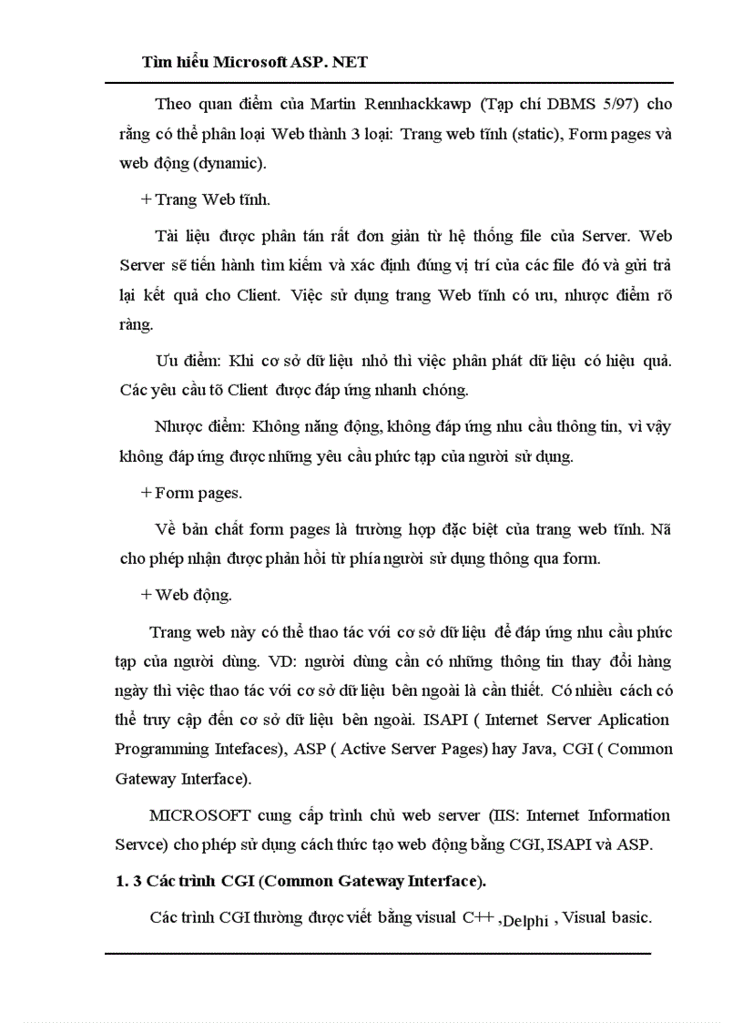 image for page Tìm hiểu Microsoft ASP NET 1