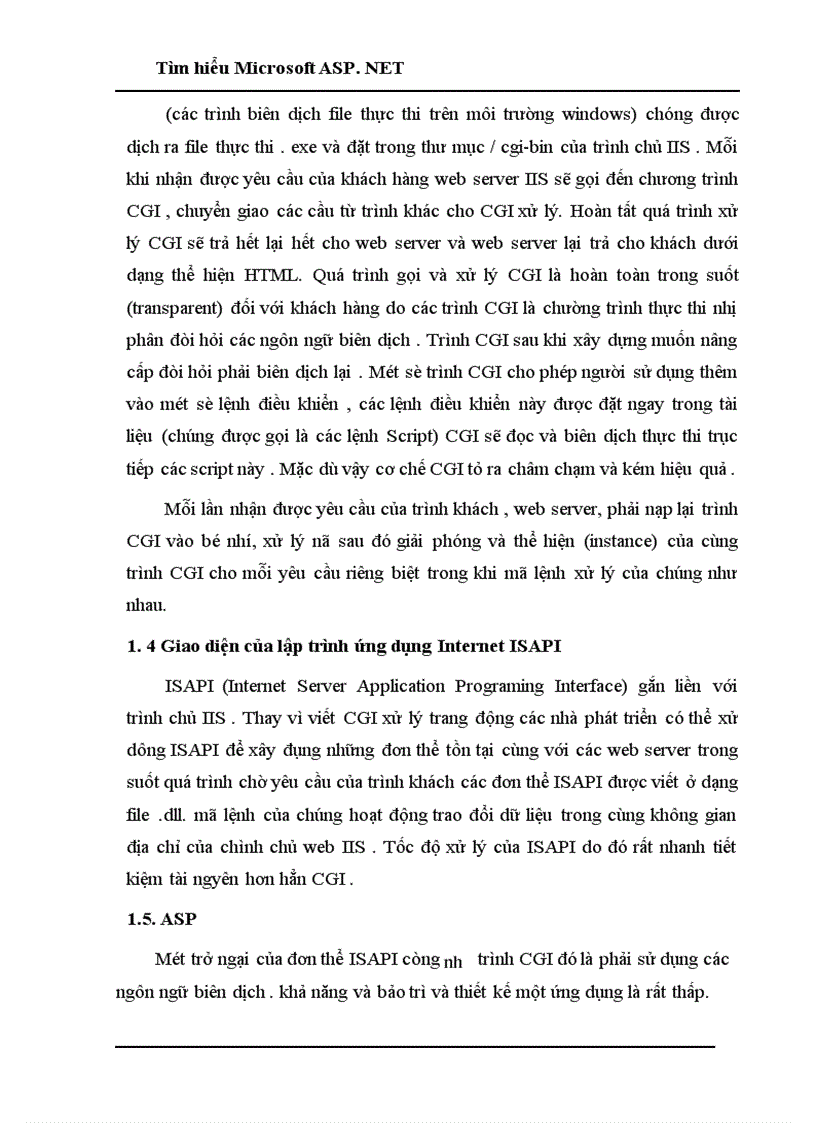 image for page Tìm hiểu Microsoft ASP NET 1