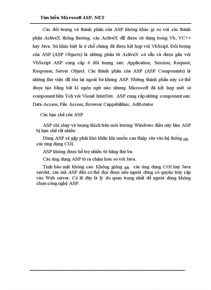 image for page Tìm hiểu Microsoft ASP NET 1