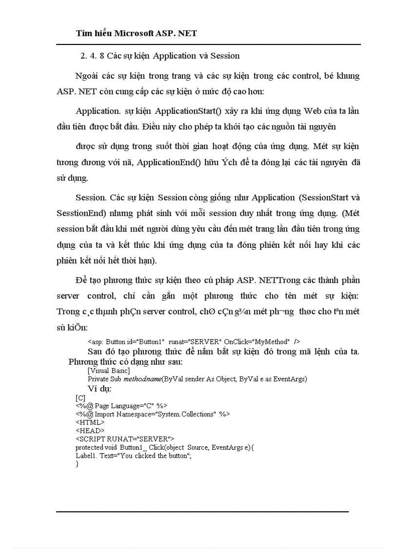 image for page Tìm hiểu Microsoft ASP NET 1