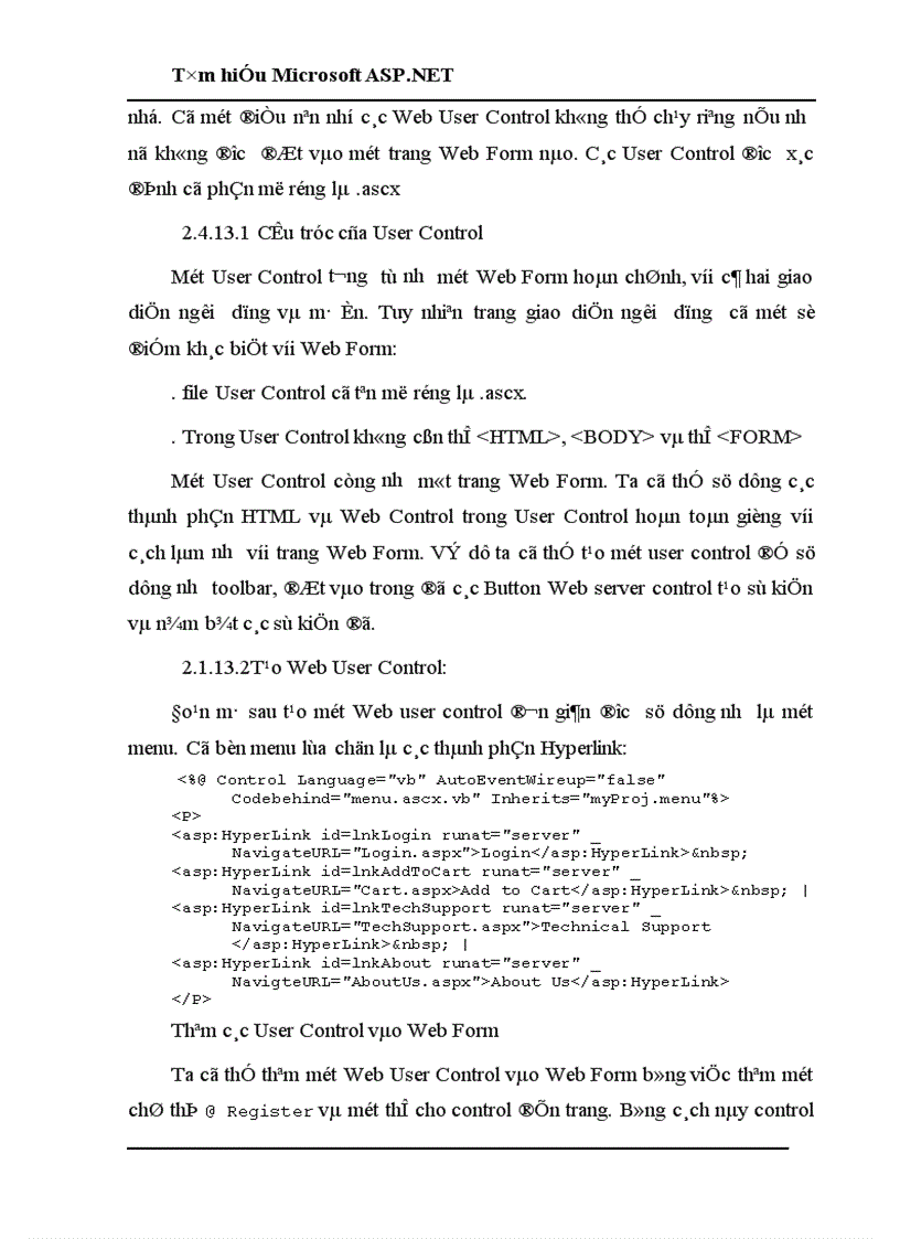 image for page Tìm hiểu Microsoft ASP NET 1