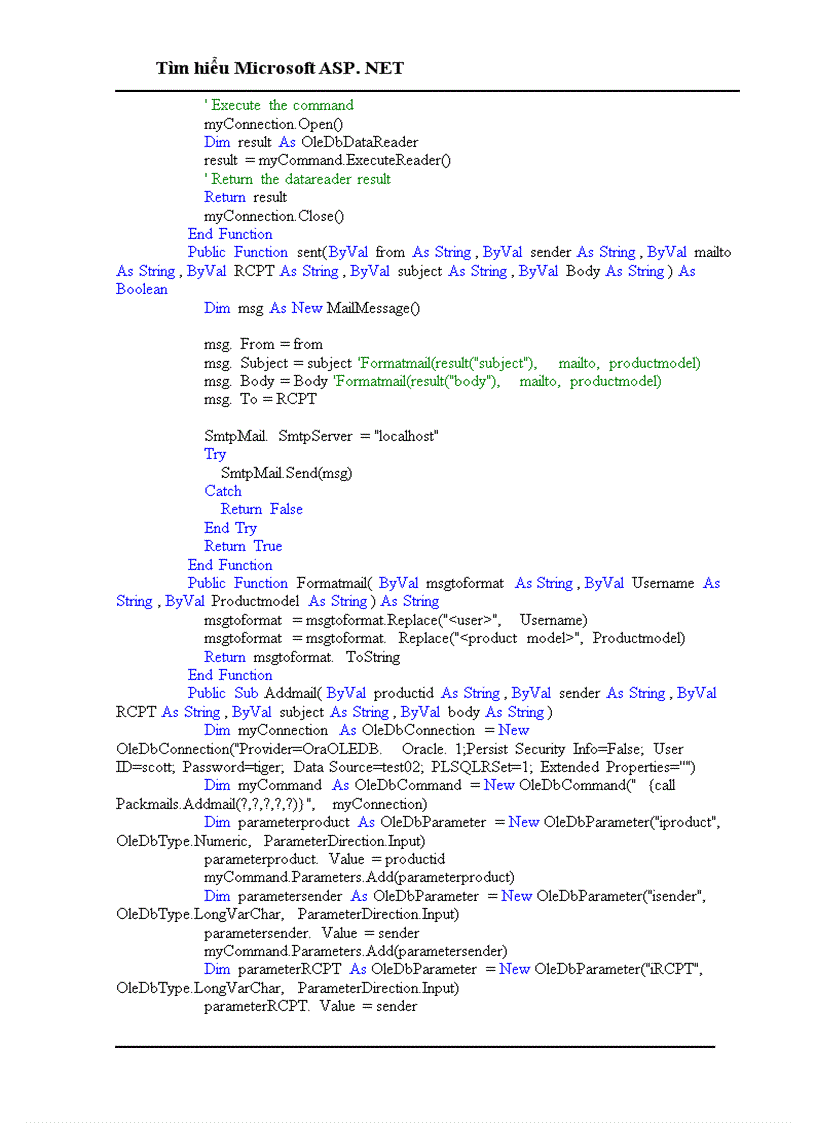 image for page Tìm hiểu Microsoft ASP NET 1