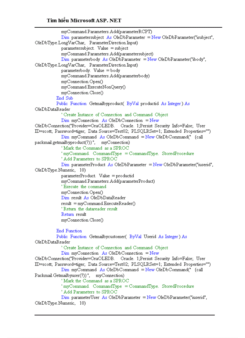 image for page Tìm hiểu Microsoft ASP NET 1