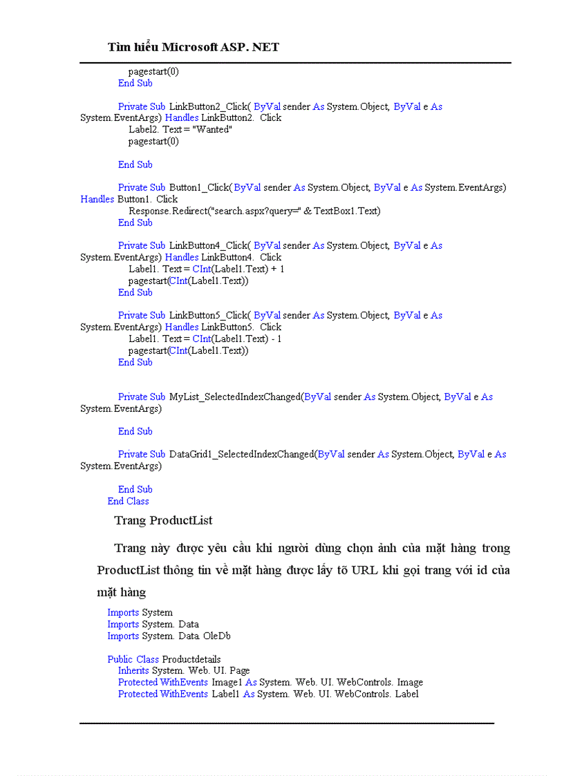 image for page Tìm hiểu Microsoft ASP NET 1
