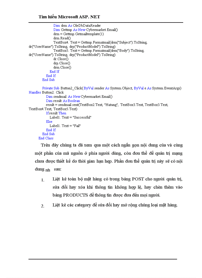 image for page Tìm hiểu Microsoft ASP NET 1