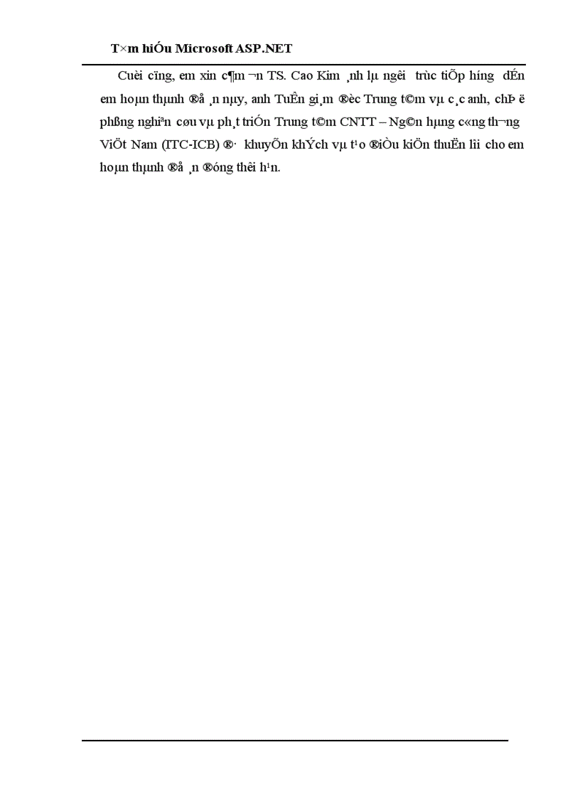 image for page Tìm hiểu Microsoft ASP NET 1