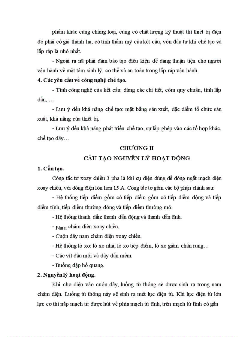 image for page Thiết kế Công tắc tơ xoay chiều 3 pha 1