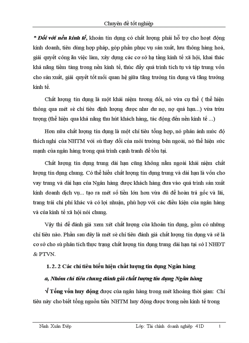 image for page Một số giải pháp nhằm nâng cao chất lượng tín dụng trung và dài hạn tại sở giao dịch I ngân hàng đầu tư và phát triển Việt nam 1