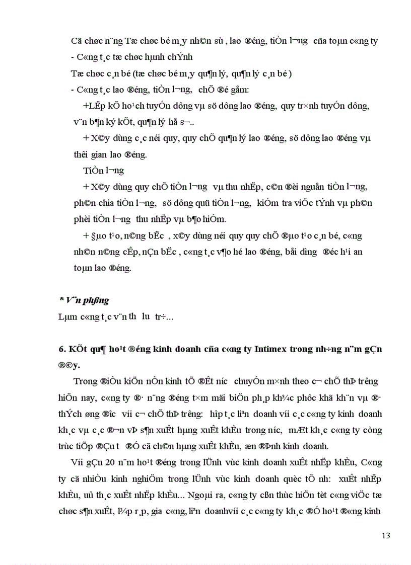 image for page Báo cáo thực tập tổng hợp tại Công ty xuất nhập khẩu Intimex