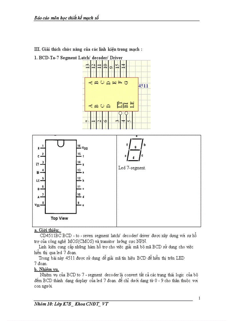 image for page Vẽ mạch và thiết kế mạch in hiển thị LED 7 thanh GVHD