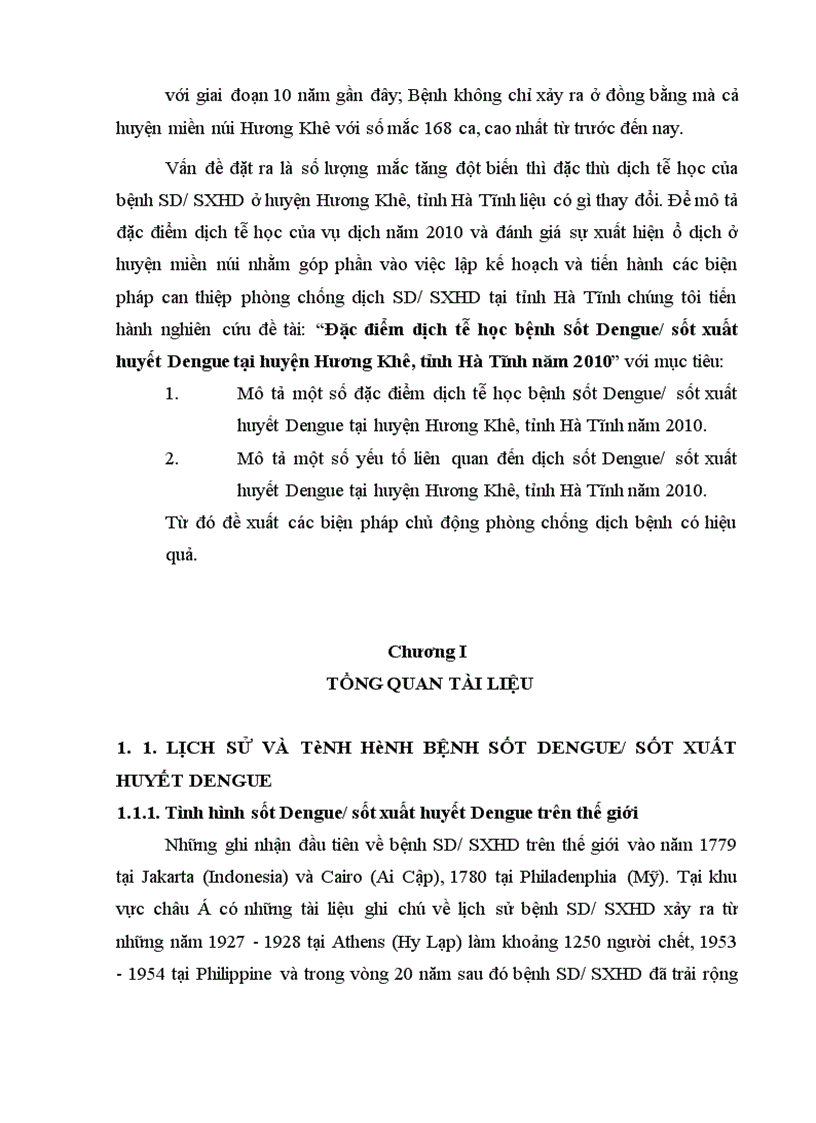 image for page Đặc điểm dịch tễ học bệnh sốt dengue sốt xuất huyết dengue tại huyện hương khê tỉnh hà tĩnh năm 2010