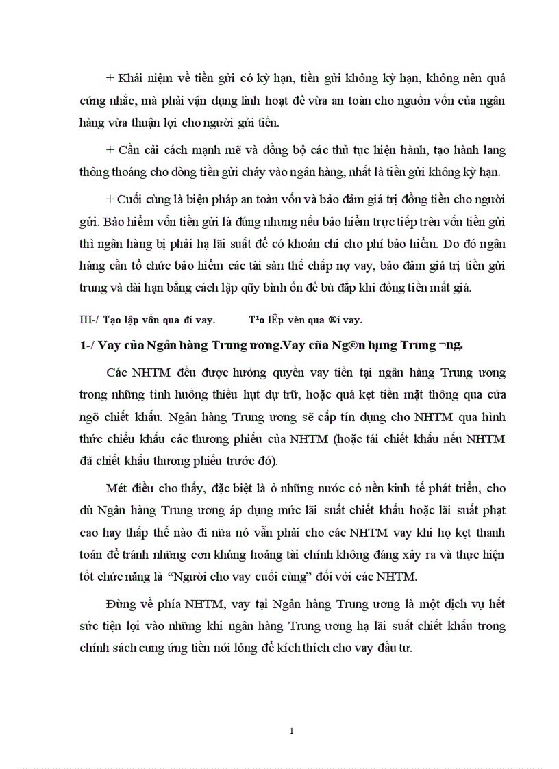 image for page Cân đối việc tạo lập và sử dụng nguồn vốn kinh doanh của NHTM ở Việt Nam 1