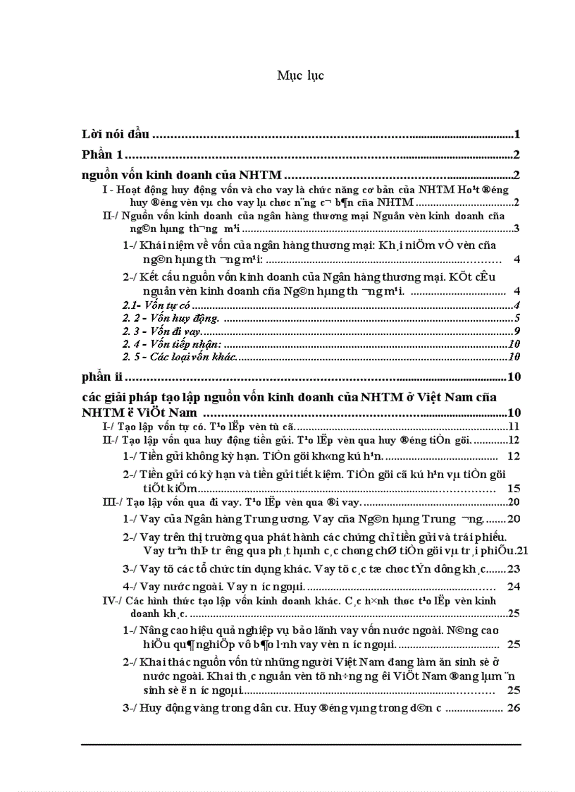 image for page Cân đối việc tạo lập và sử dụng nguồn vốn kinh doanh của NHTM ở Việt Nam 1