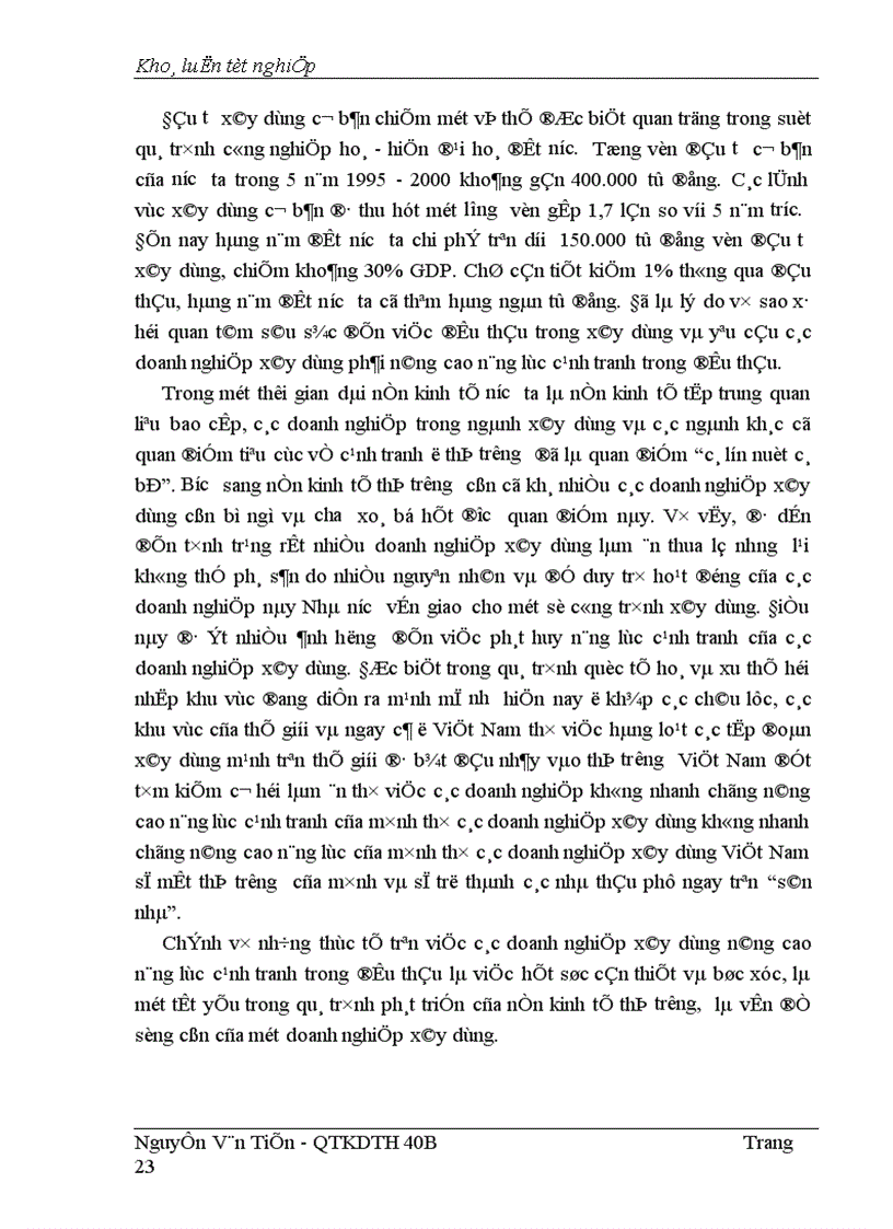 image for page Một số giải pháp nâng cao khả năng cạnh tranh trong đầu thầu xây dựng của Tổng công ty xây dựng Thăng Long