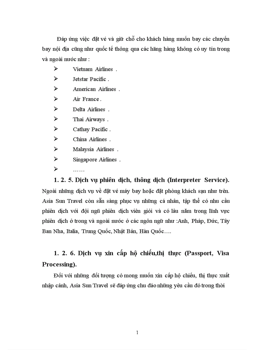 image for page Báo cáo thực tập tổng hợp tại Asia Sun Travel