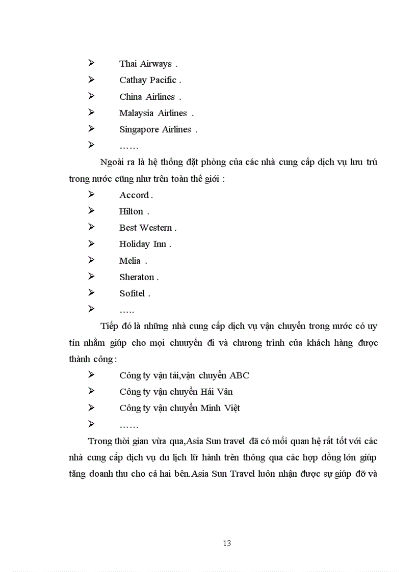 image for page Báo cáo thực tập tổng hợp tại Asia Sun Travel