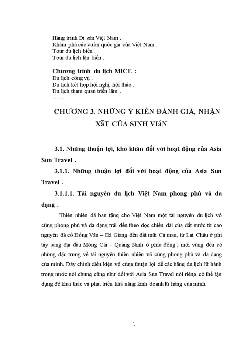 image for page Báo cáo thực tập tổng hợp tại Asia Sun Travel