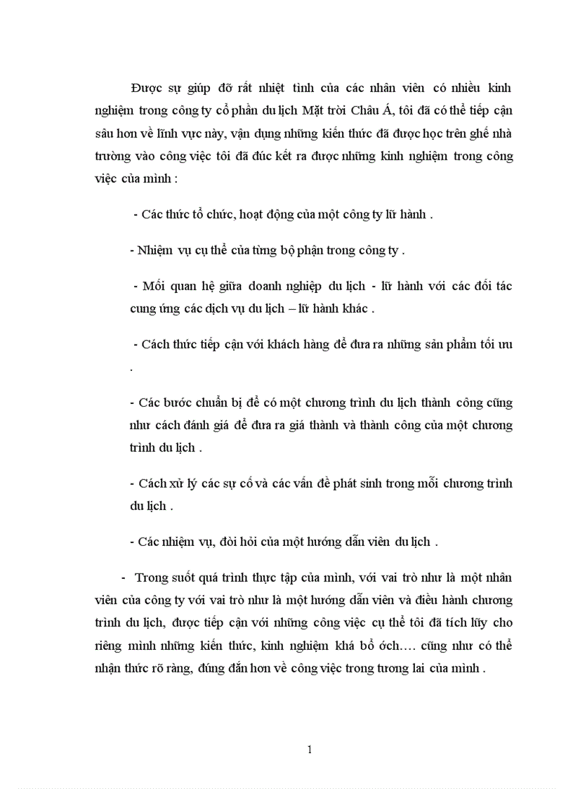 image for page Báo cáo thực tập tổng hợp tại Asia Sun Travel