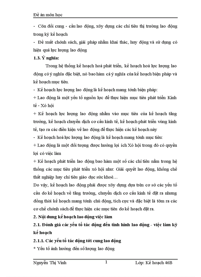 image for page Kế hoạch lao động việc làm thời kỳ 2006 2010 và các giải pháp thực hiện 1