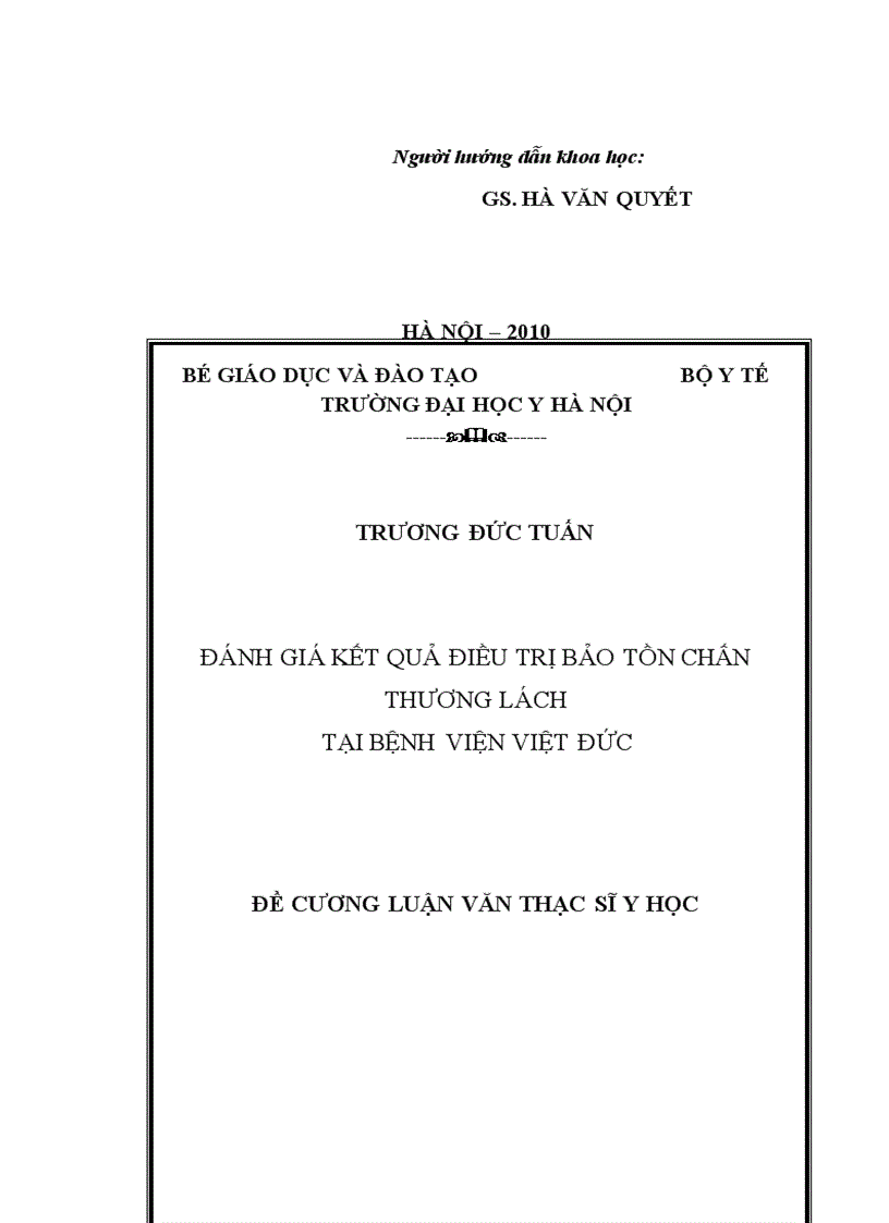 image for page Đánh giá kết quả diều trị bảo tồn chấn thương lách tại bệnh viện Việt Đức