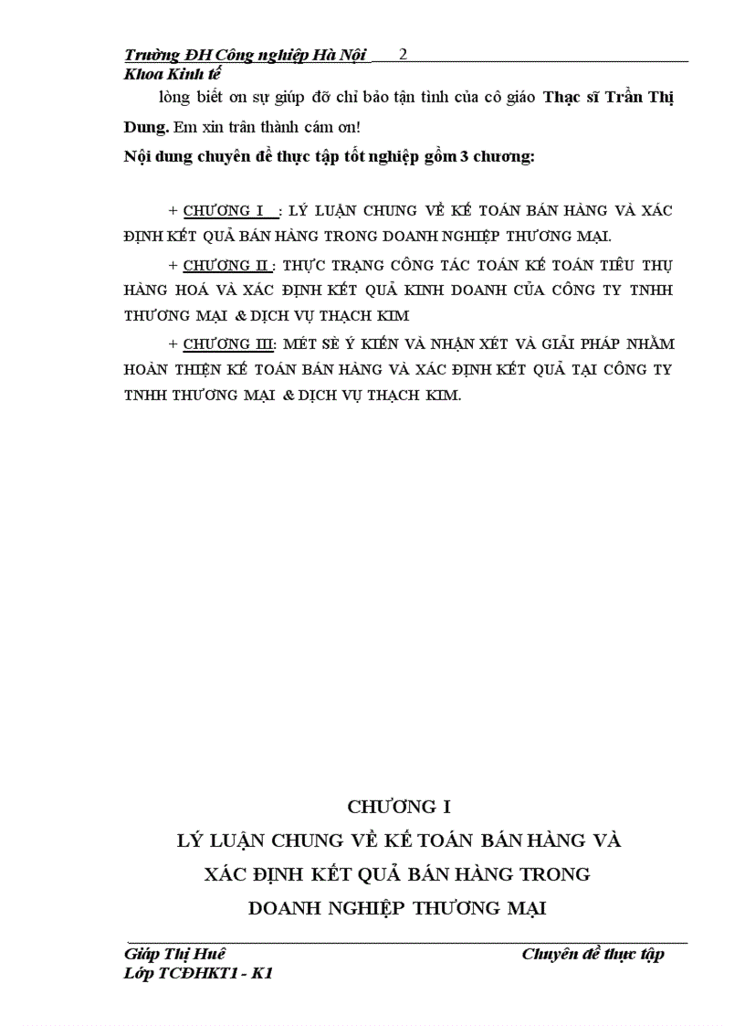 image for page Hoàn thiện công tác kế toán quá trình bán hàng và xác định kết quả bán hàng tại Công ty TNHH Thương mại và Dịch Vụ Thạch Kim 1