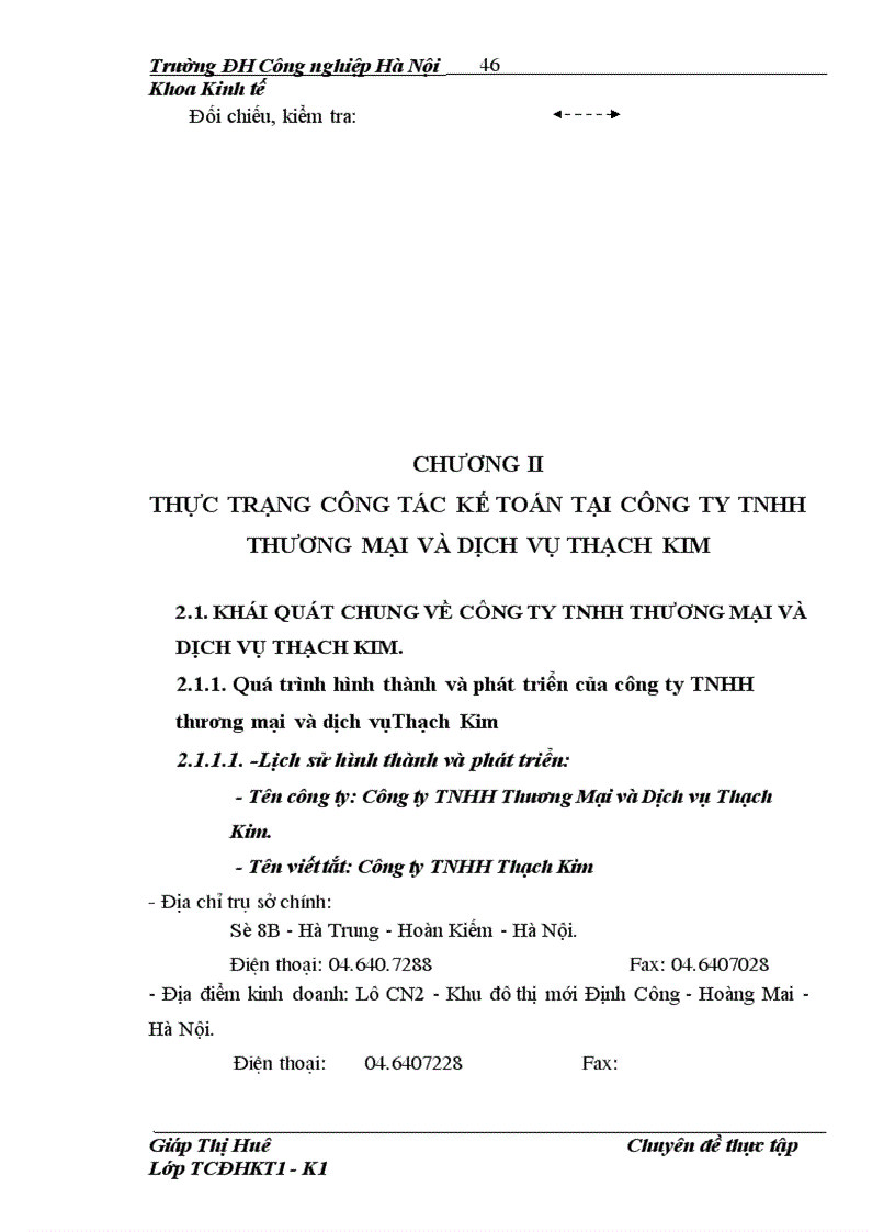 image for page Hoàn thiện công tác kế toán quá trình bán hàng và xác định kết quả bán hàng tại Công ty TNHH Thương mại và Dịch Vụ Thạch Kim 1