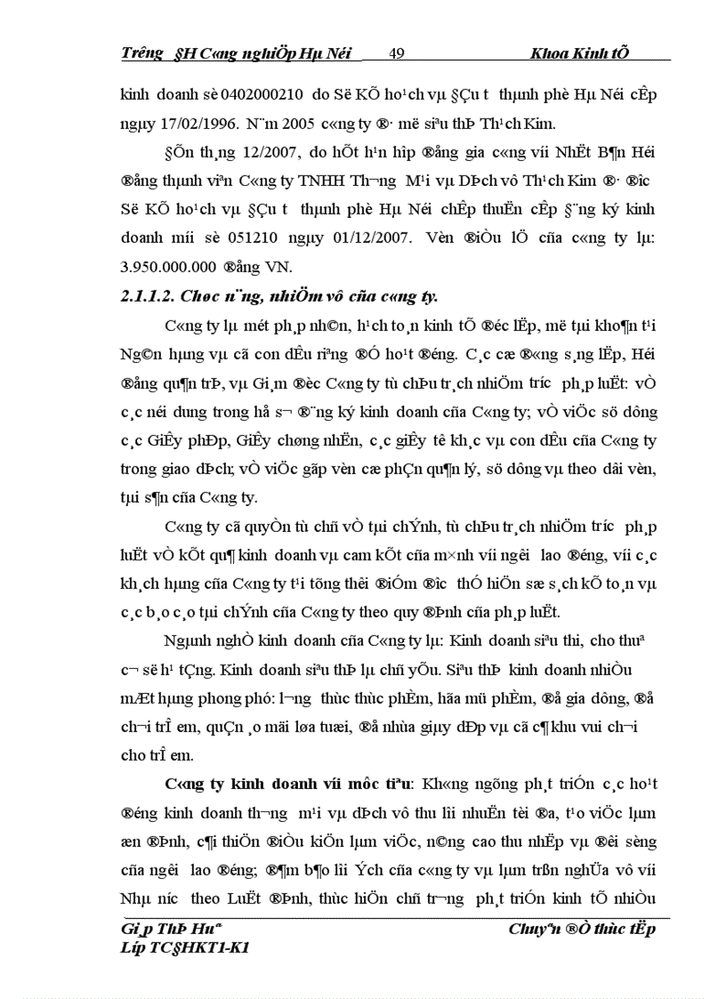 image for page Hoàn thiện công tác kế toán quá trình bán hàng và xác định kết quả bán hàng tại Công ty TNHH Thương mại và Dịch Vụ Thạch Kim 1