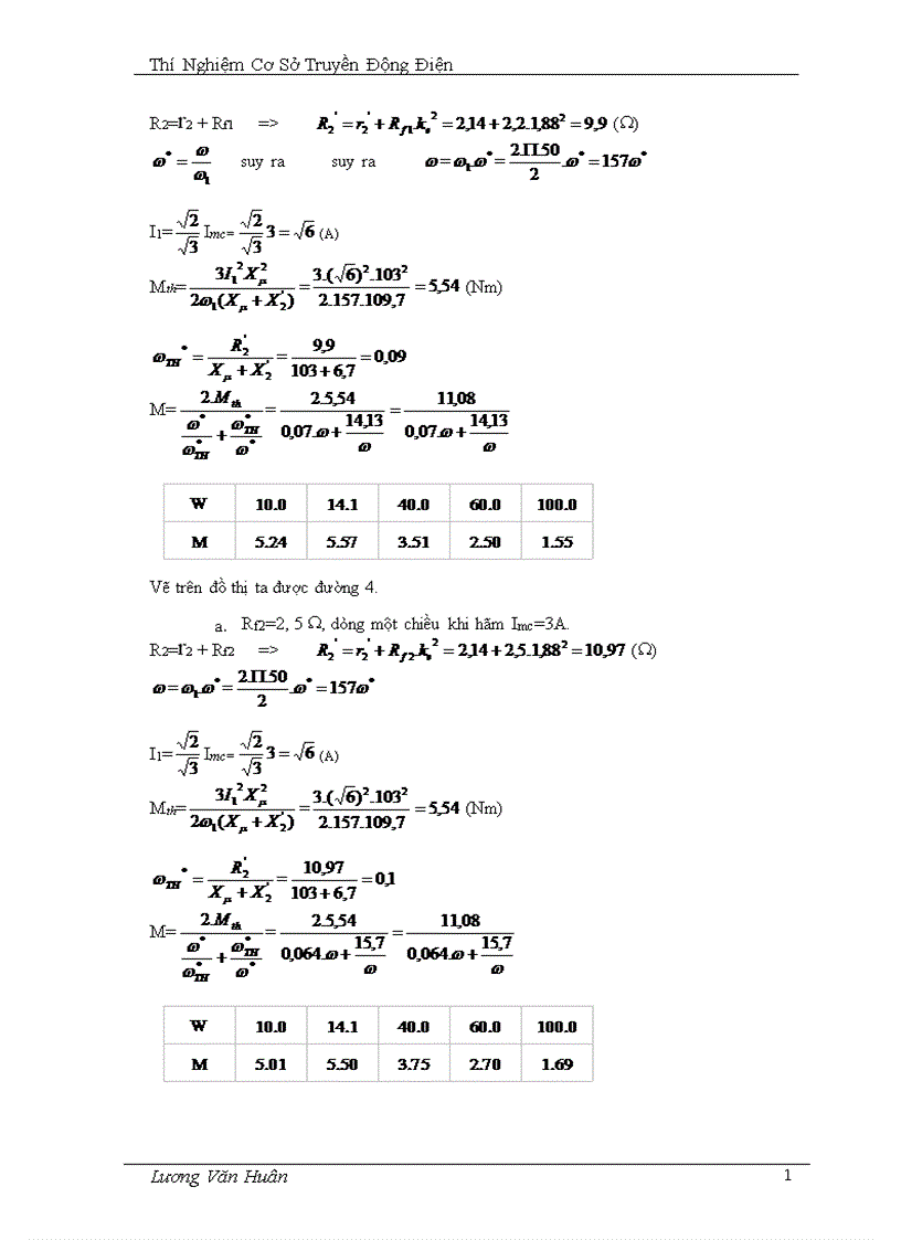image for page Xây dựng đặc tính cơ của động cơ điện một chiều kích từ độc lập 1
