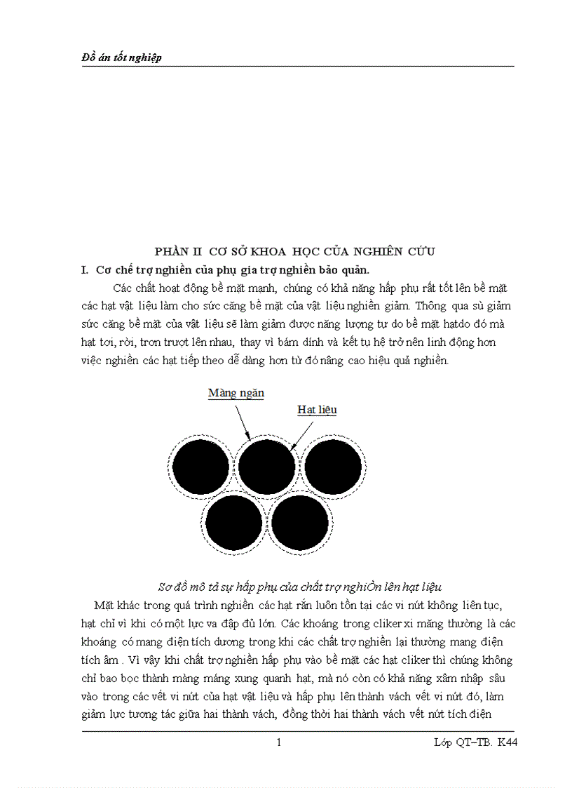 image for page Những đặc trưng cơ bản của quá trình nghiền xi măng