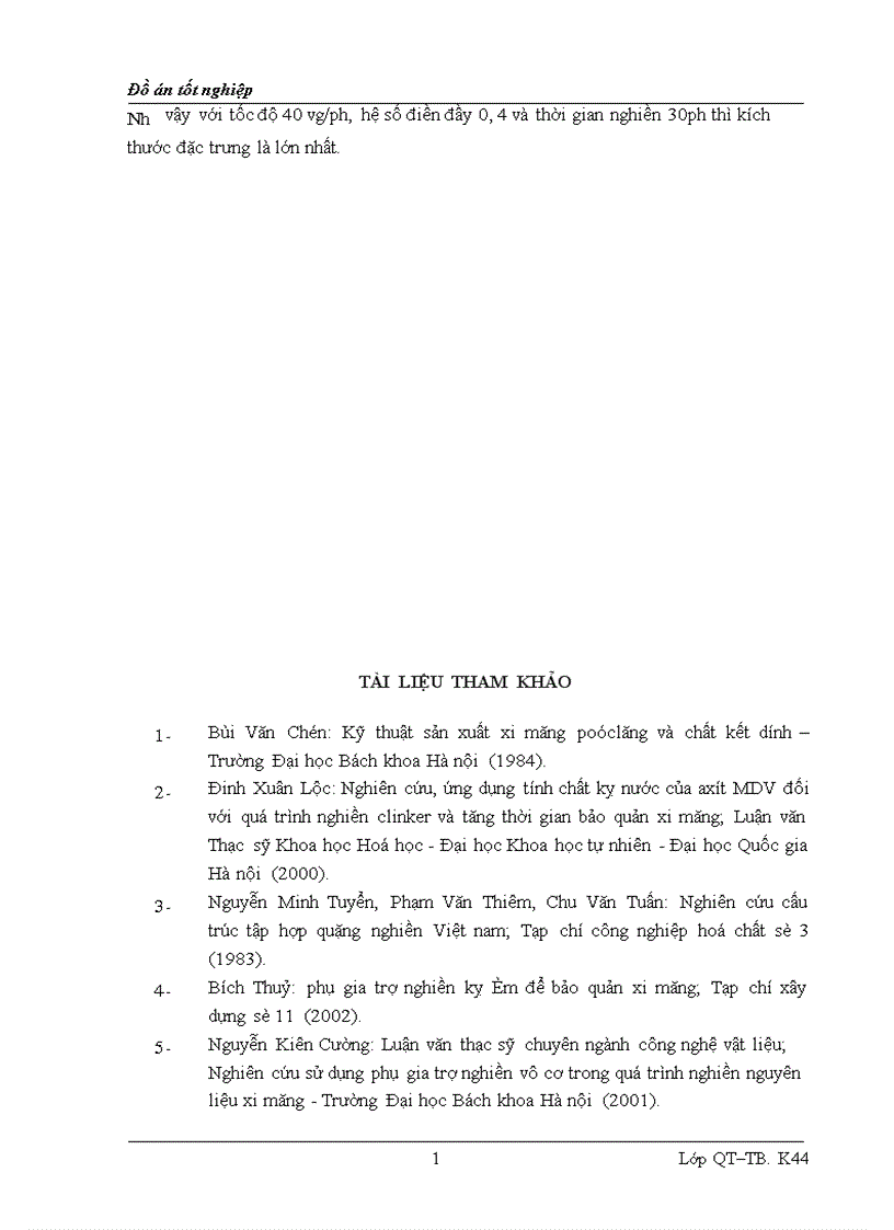 image for page Những đặc trưng cơ bản của quá trình nghiền xi măng